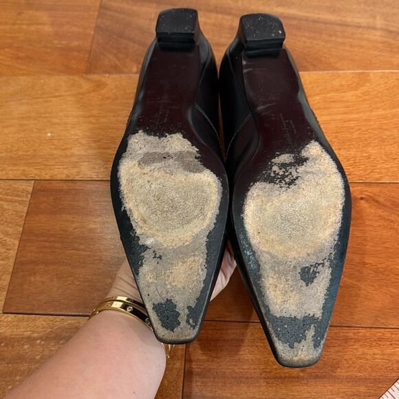 Salvatore Ferragamo Other Gancini Logo Pumps Black size 9.5 B - Picture 9 of 13